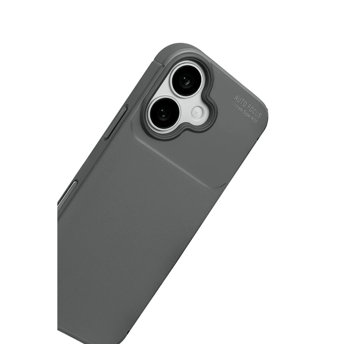 Apple İphone 17 Auto Focus Karbon Kapak - Gri Apple İphone 17 Auto Focus Karbon Kapak - Gri