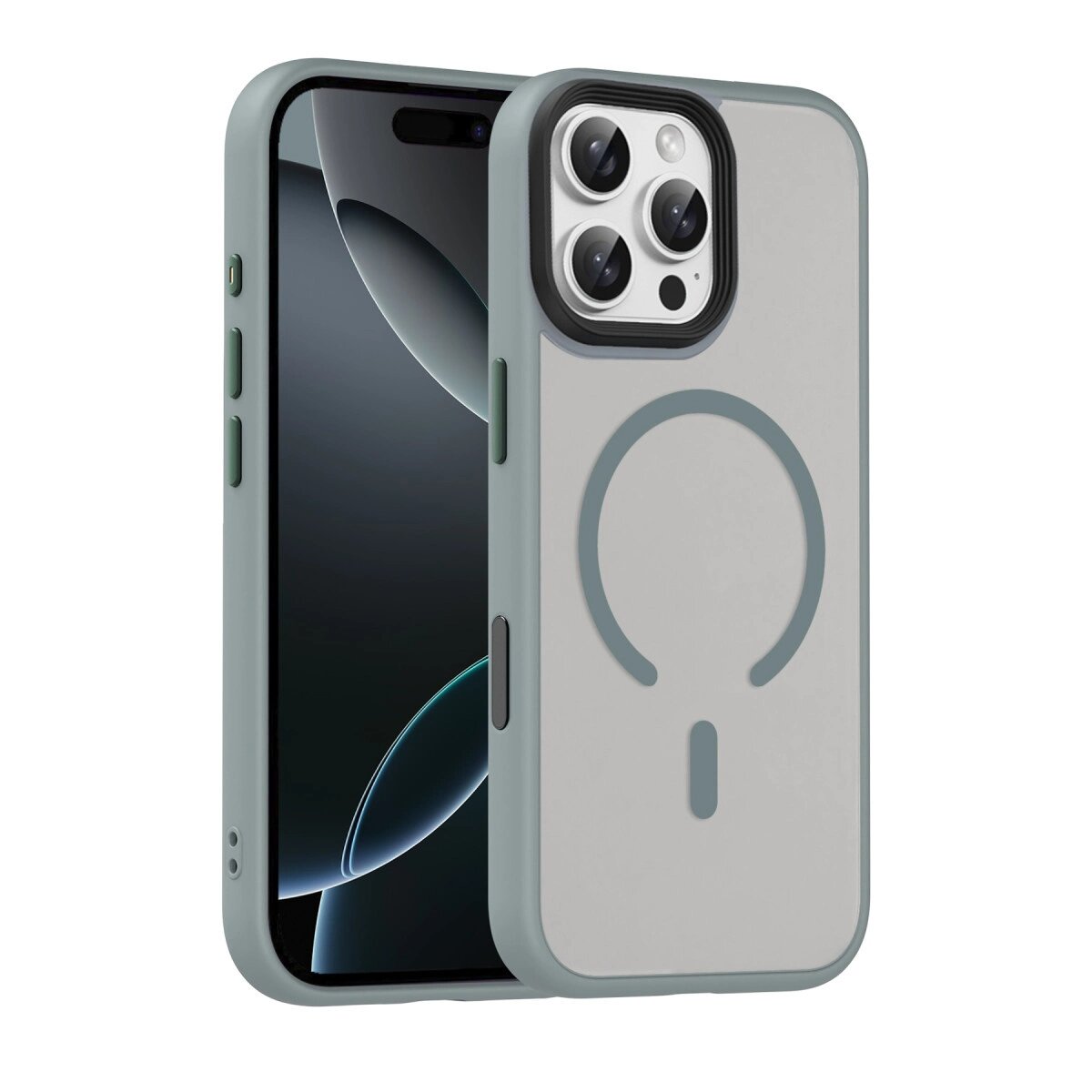 Joko Apple İphone 16 Pro Max Megane Magsafe Kapak - Titan Gri Joko Apple İphone 16 Pro Max Megane Magsafe Kapak - Titan Gri