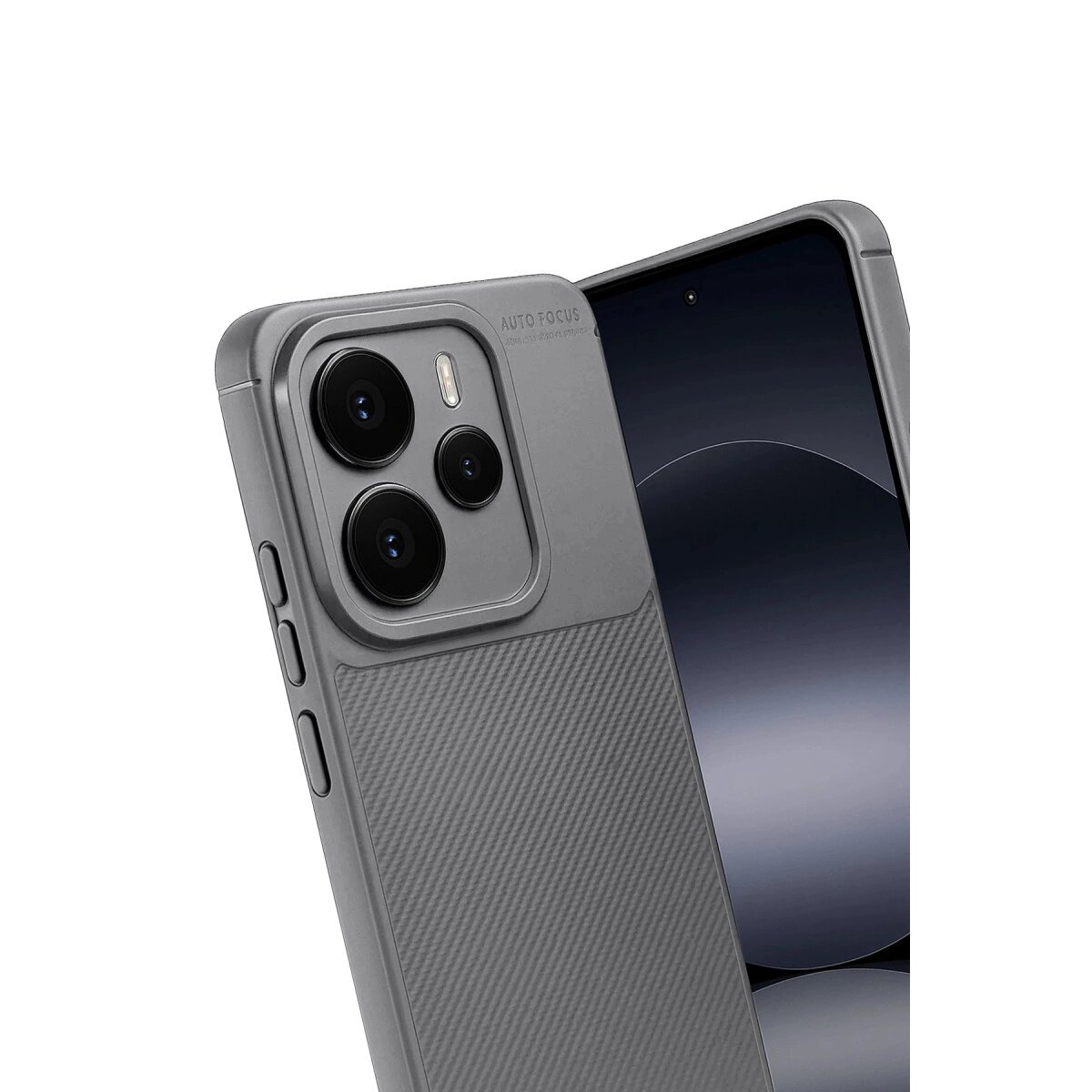 Xiaomi Note 14 5g Auto Focus Karbon Kapak - Gri Xiaomi Note 14 5g Auto Focus Karbon Kapak - Gri