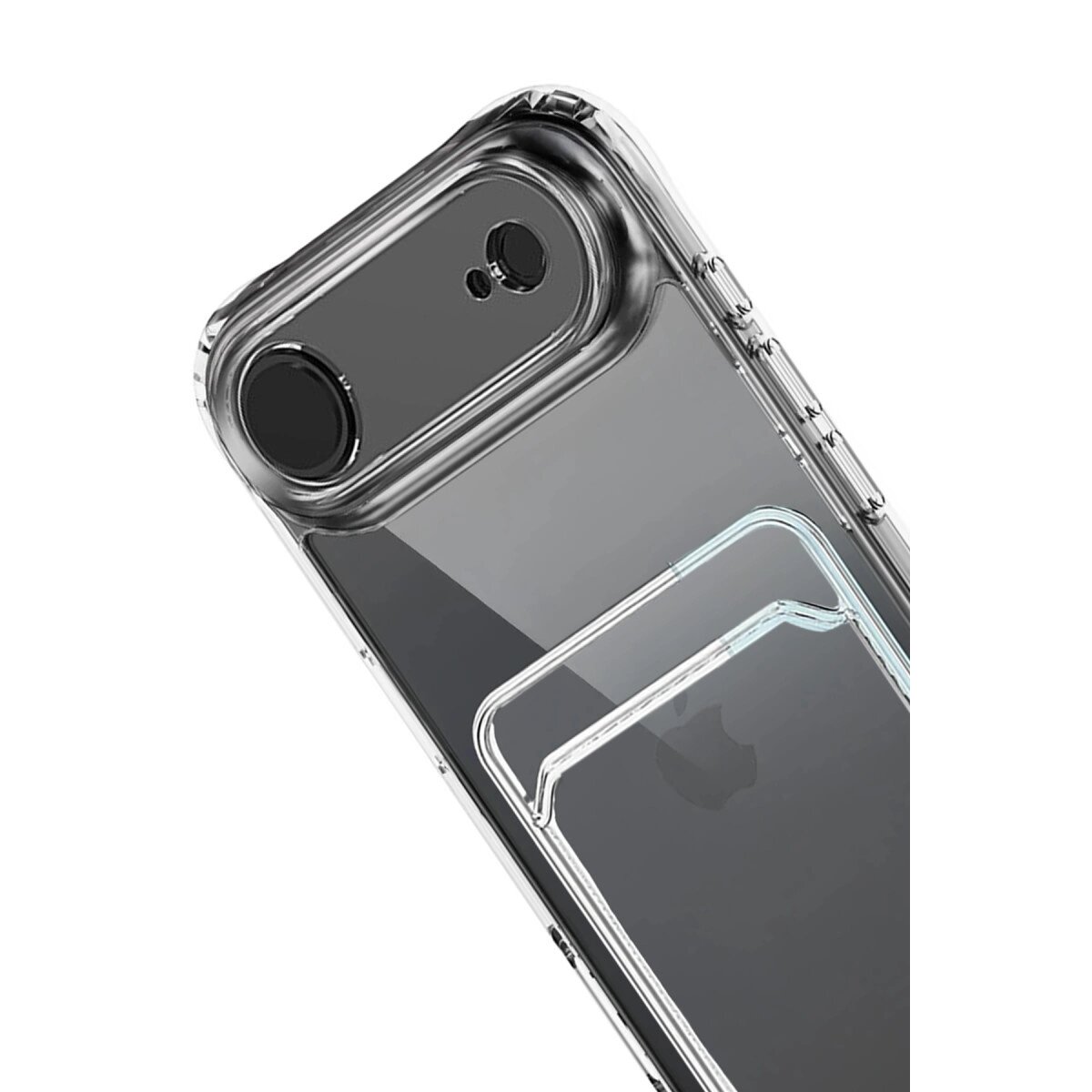 Apple İphone 17 Air Kart Şeffaf Silikon - Şeffaf Apple İphone 17 Air Kart Şeffaf Silikon - Şeffaf