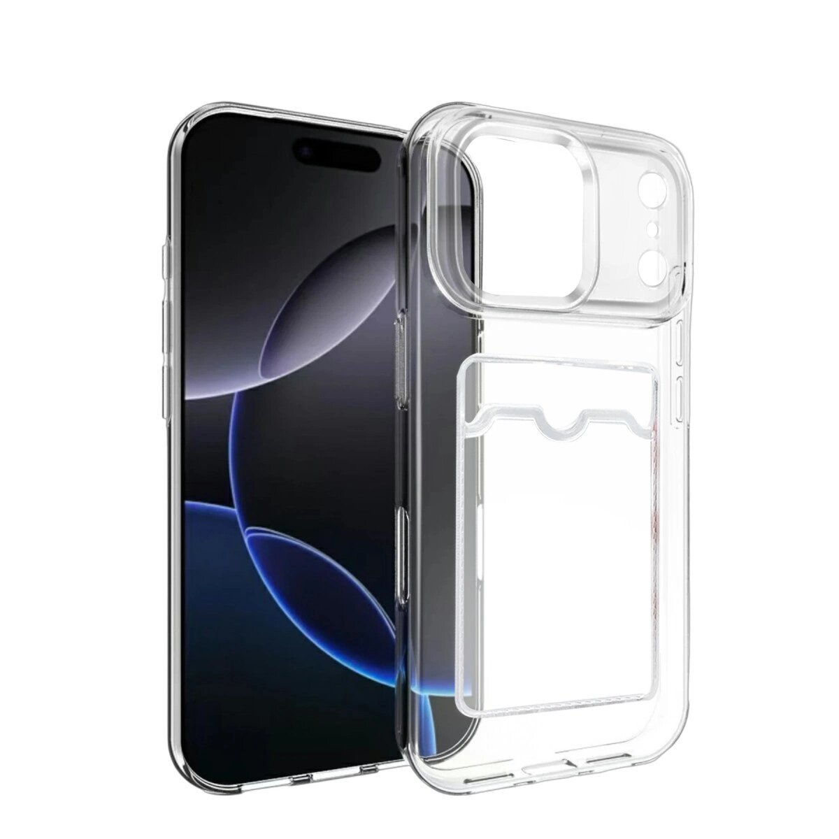 Apple İphone 17 Pro Max Kart Şeffaf Silikon - Şeffaf Apple İphone 17 Pro Max Kart Şeffaf Silikon - Şeffaf