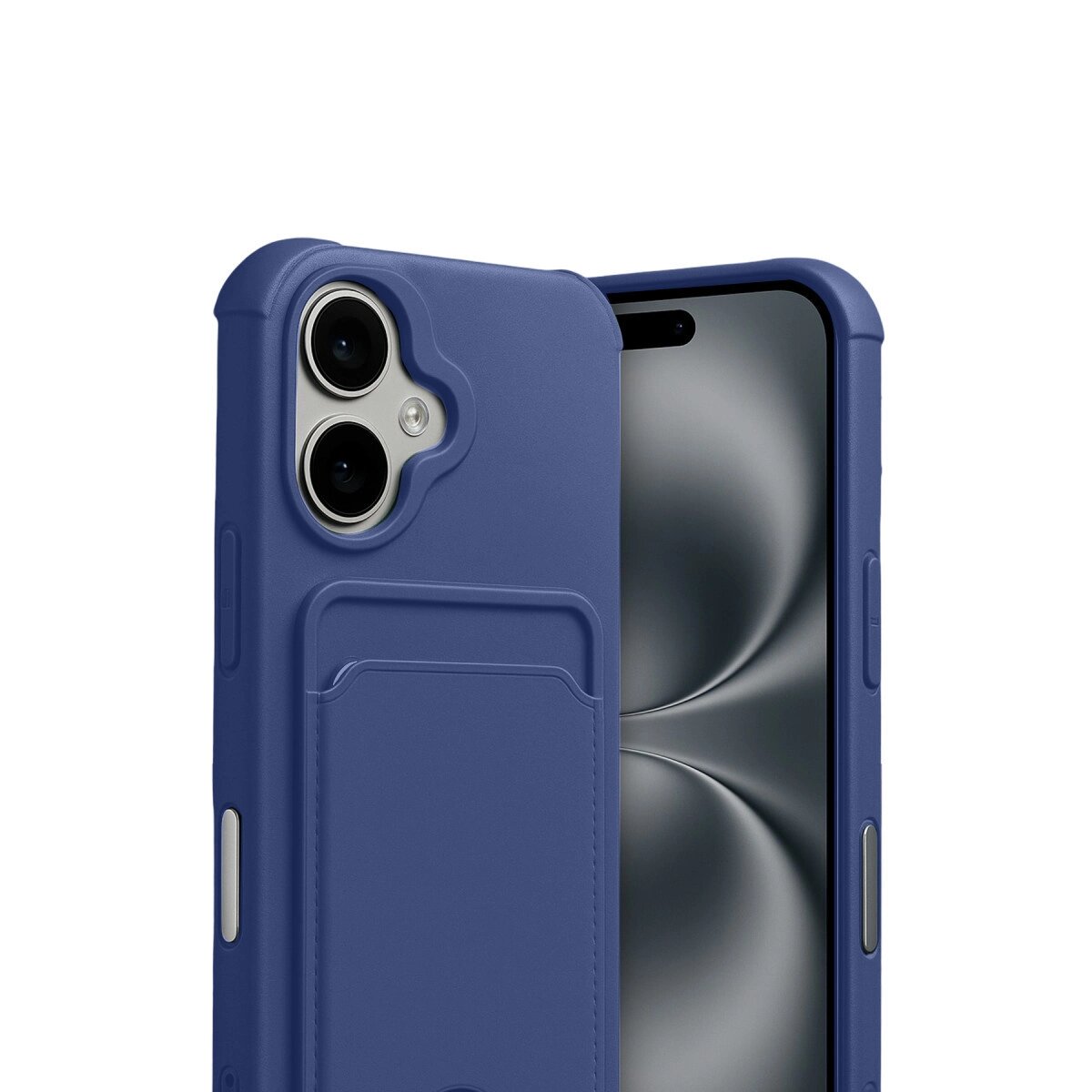 Apple İphone 17 Kelvin Kartvizitli Silikon - Lacivert