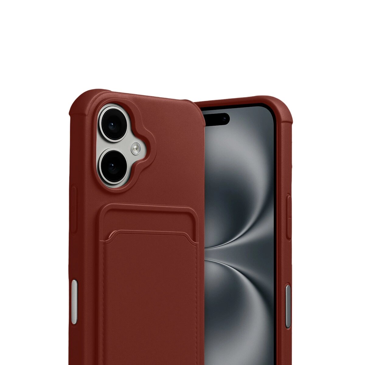 Apple İphone 17 Kelvin Kartvizitli Silikon - Bordo Apple İphone 17 Kelvin Kartvizitli Silikon - Bordo