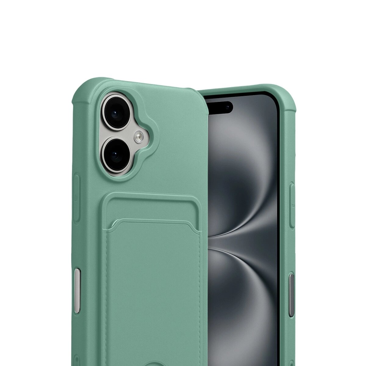 Apple İphone 17 Kelvin Kartvizitli Silikon - Açık Yeşil Apple İphone 17 Kelvin Kartvizitli Silikon - Açık Yeşil