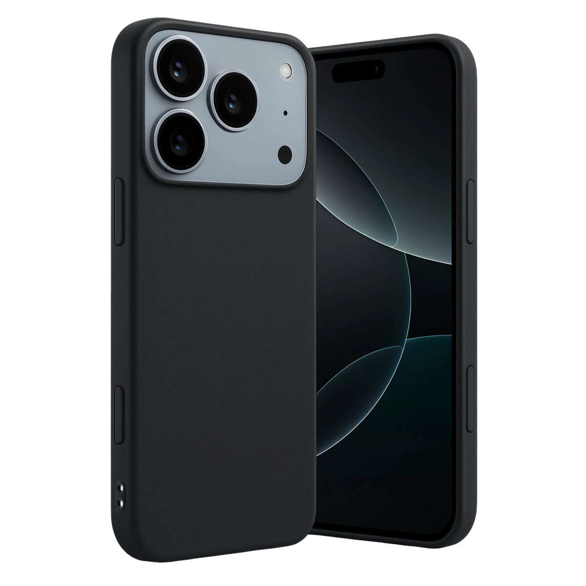 Apple İphone 17 Pro First Silikon - Siyah Apple İphone 17 Pro First Silikon - Siyah