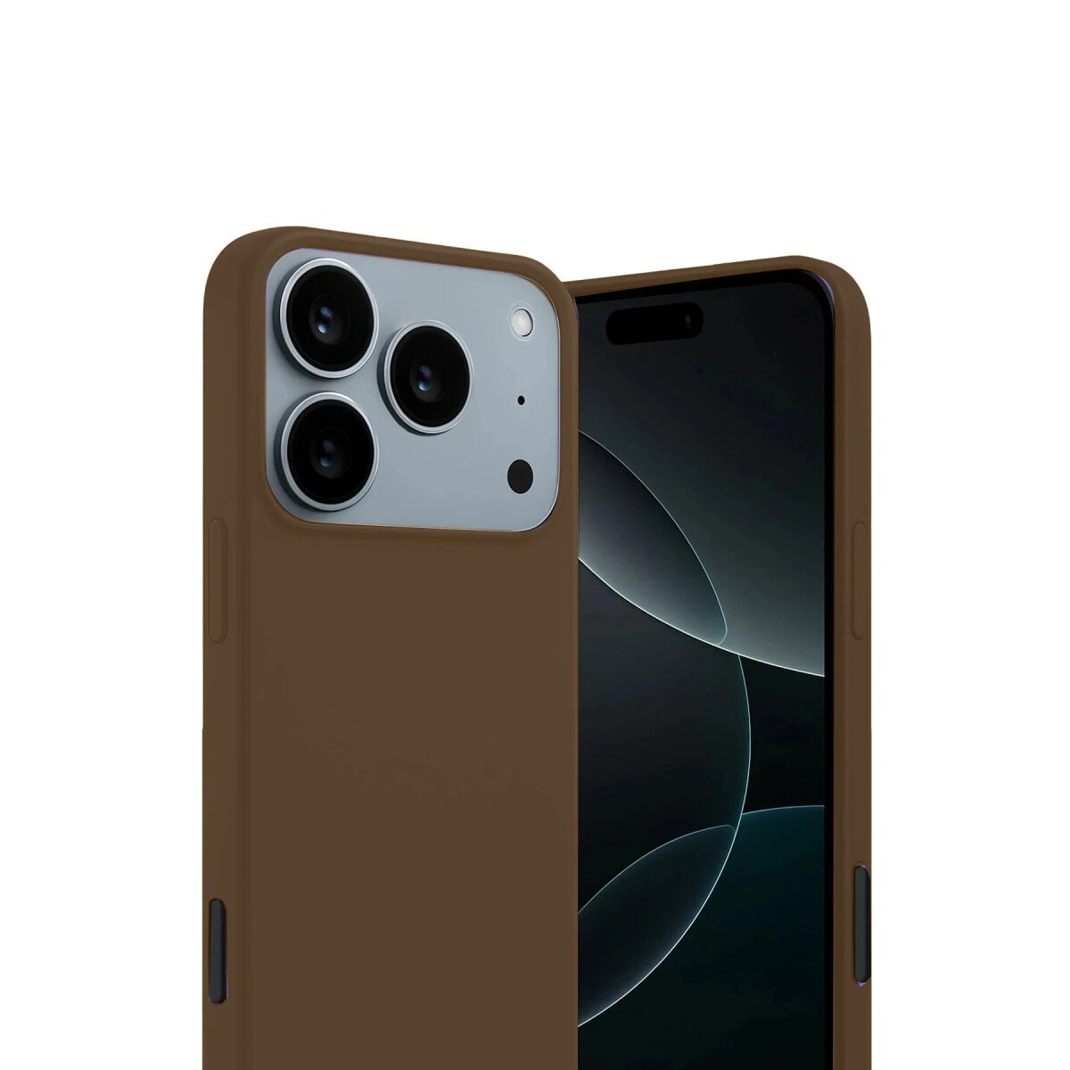Apple İphone 17 Pro First Silikon - Kahverengi Apple İphone 17 Pro First Silikon - Kahverengi