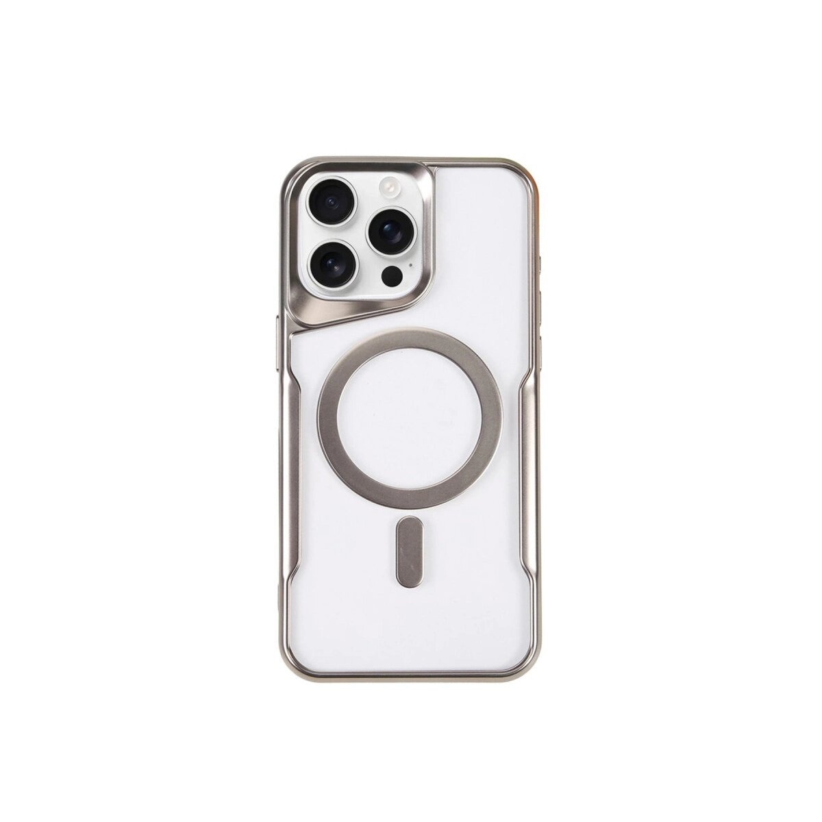 Apple İphone 11 Pro Max Kılıf Boyi Magsafe Silikon Kapak - Gümüş
