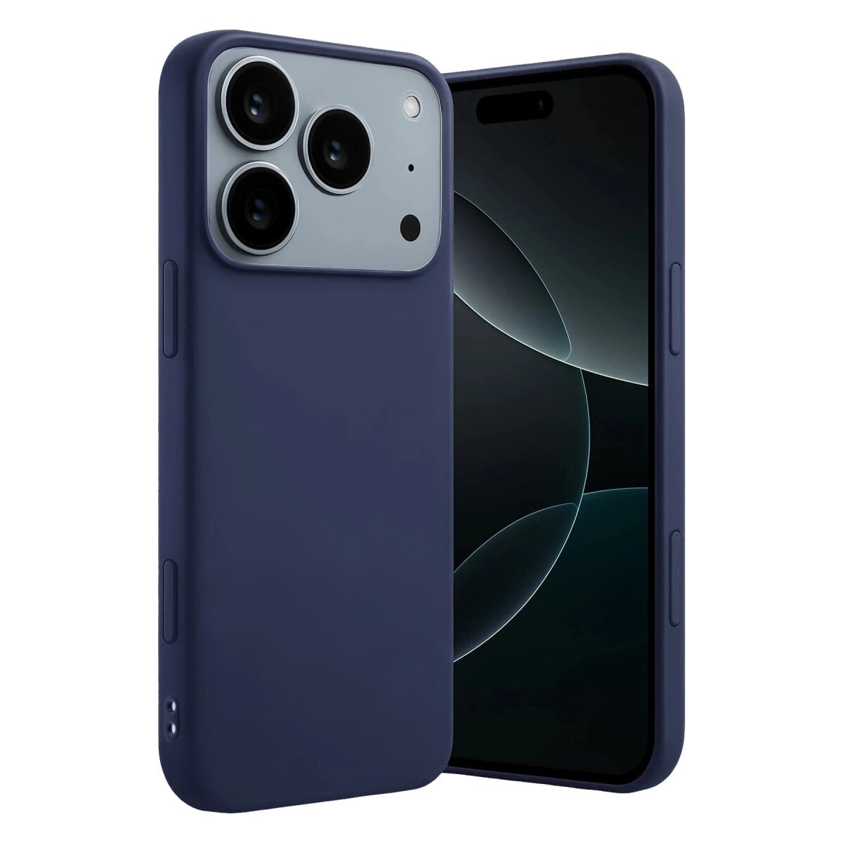 Apple İphone 17 Pro Max First Silikon - Lacivert Apple İphone 17 Pro Max First Silikon - Lacivert