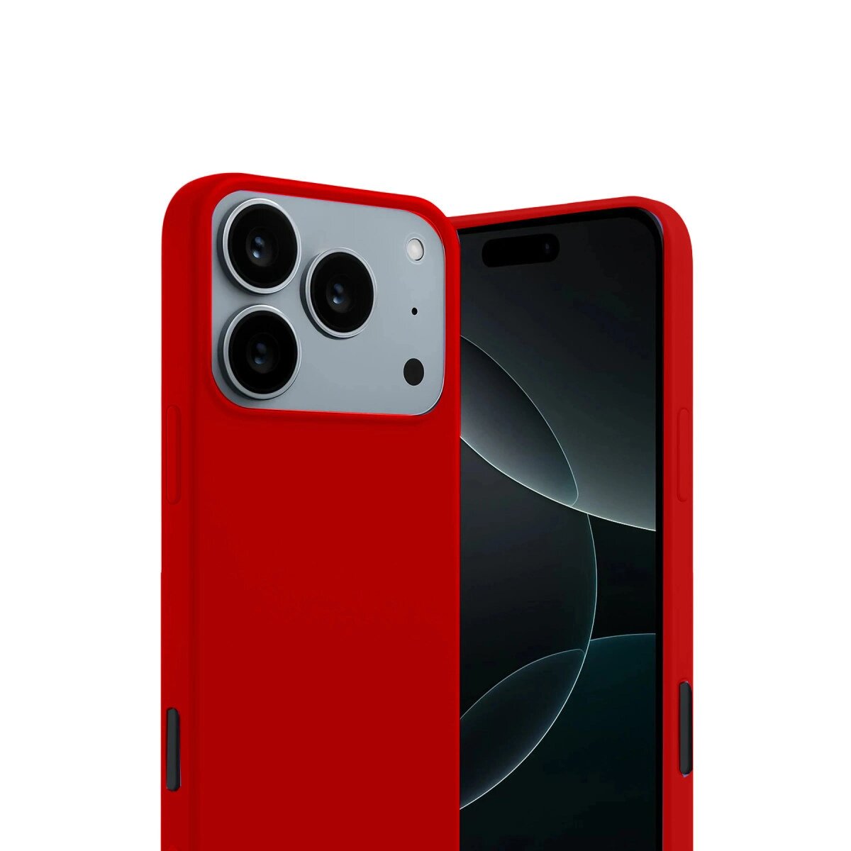 Apple İphone 17 Pro Max First Silikon - Kırmızı Apple İphone 17 Pro Max First Silikon - Kırmızı