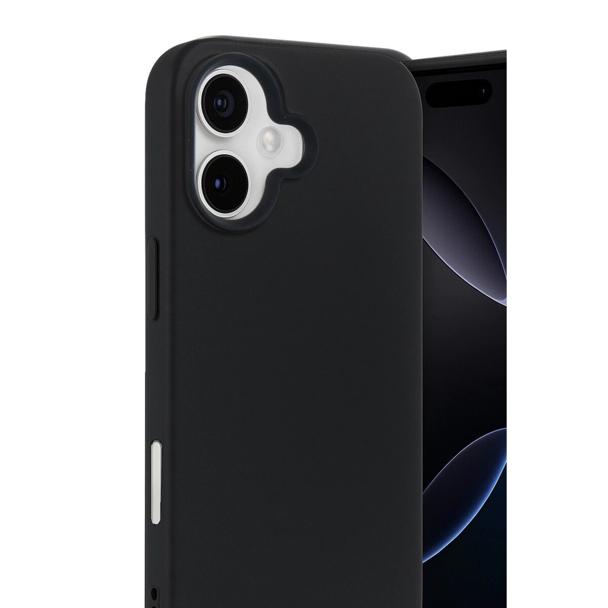 Apple İphone 17 Nano İçi Kadife Silikon - Siyah Apple İphone 17 Nano İçi Kadife Silikon - Siyah