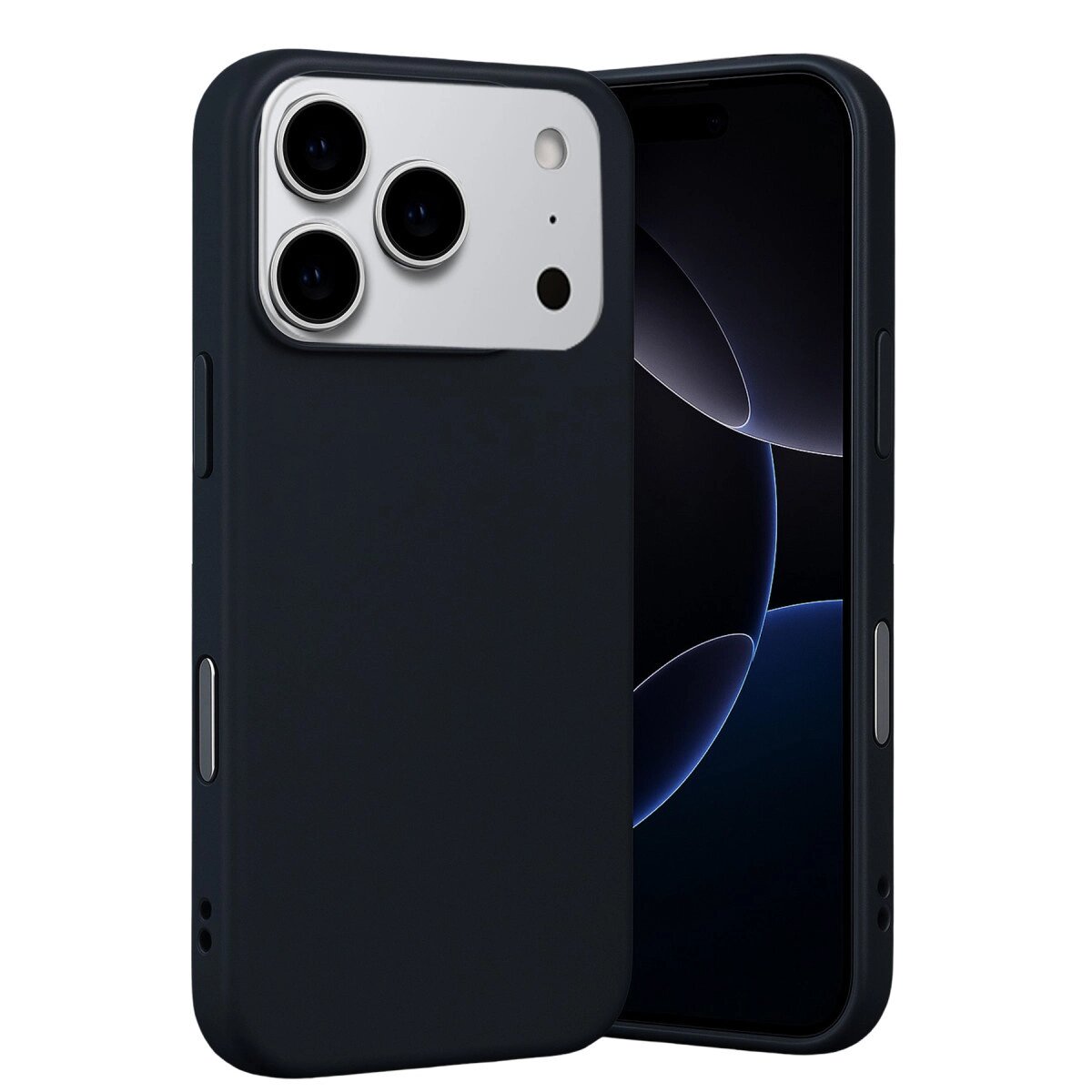 Apple İphone 17 Pro Nano İçi Kadife Silikon - Siyah Apple İphone 17 Pro Nano İçi Kadife Silikon - Siyah