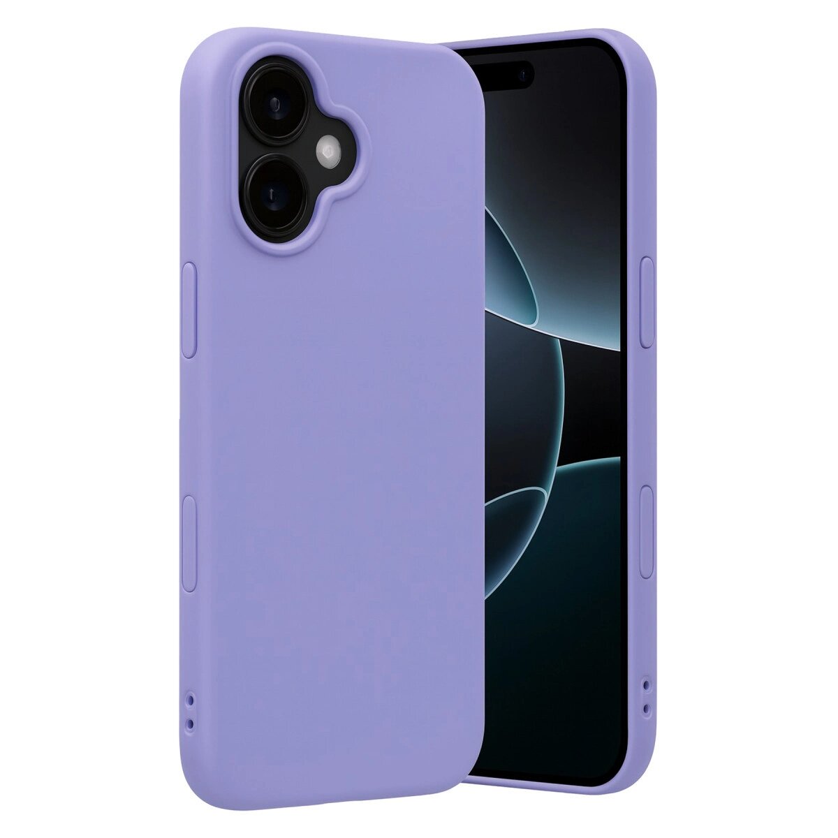 Apple İphone 17 Nano İçi Kadife Silikon - Lila Apple İphone 17 Nano İçi Kadife Silikon - Lila