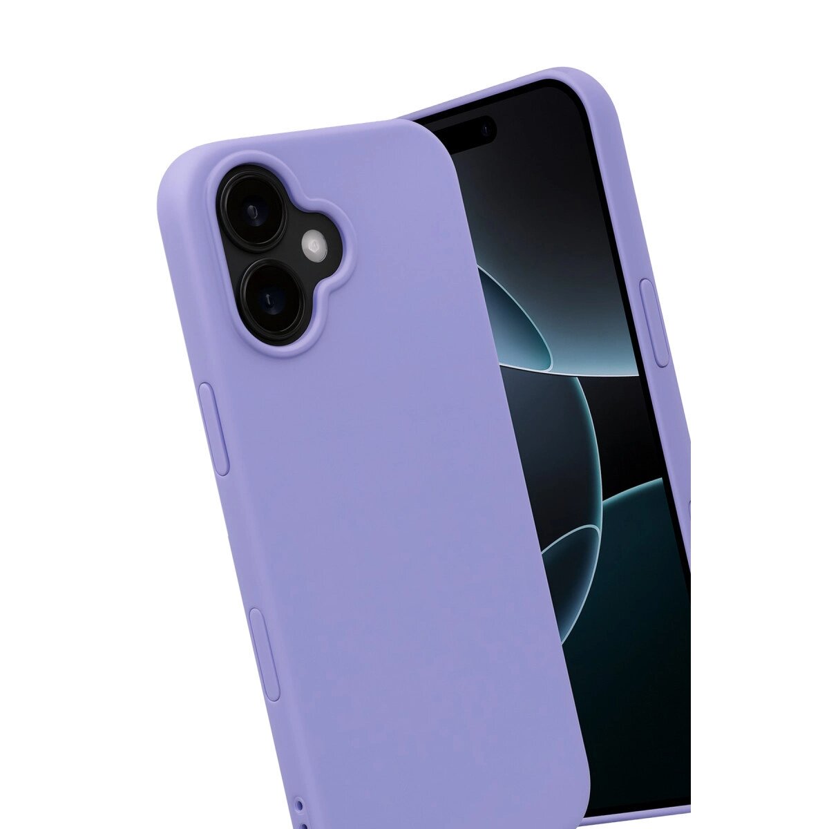 Apple İphone 17 Nano İçi Kadife Silikon - Lila Apple İphone 17 Nano İçi Kadife Silikon - Lila