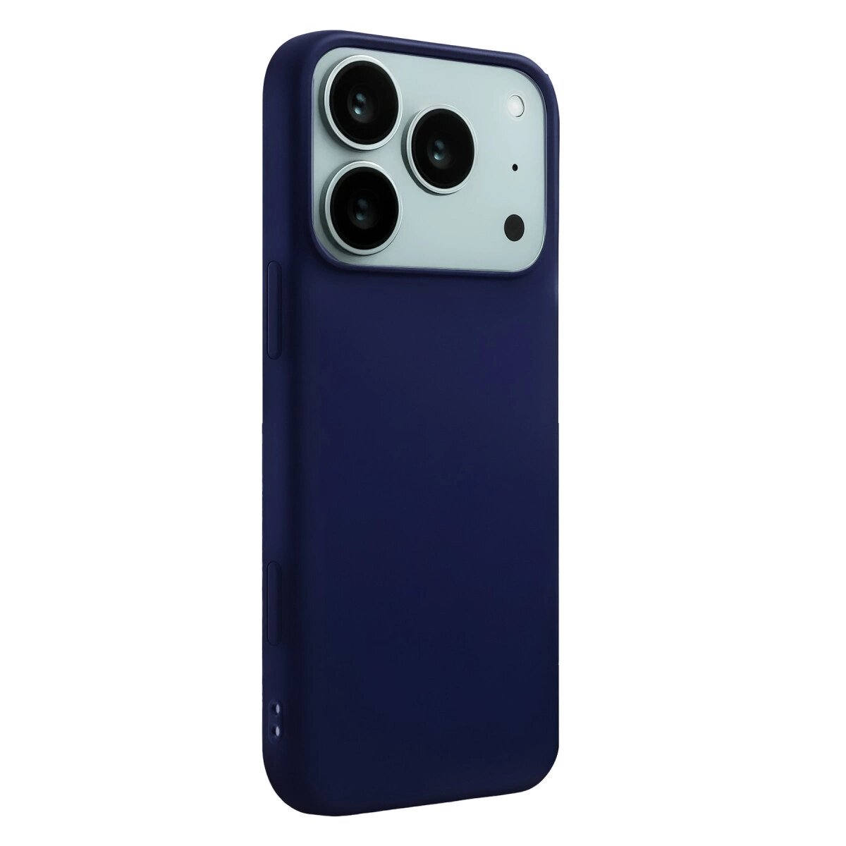 Apple İphone 17 Pro Nano İçi Kadife Silikon - Lacivert Apple İphone 17 Pro Nano İçi Kadife Silikon - Lacivert