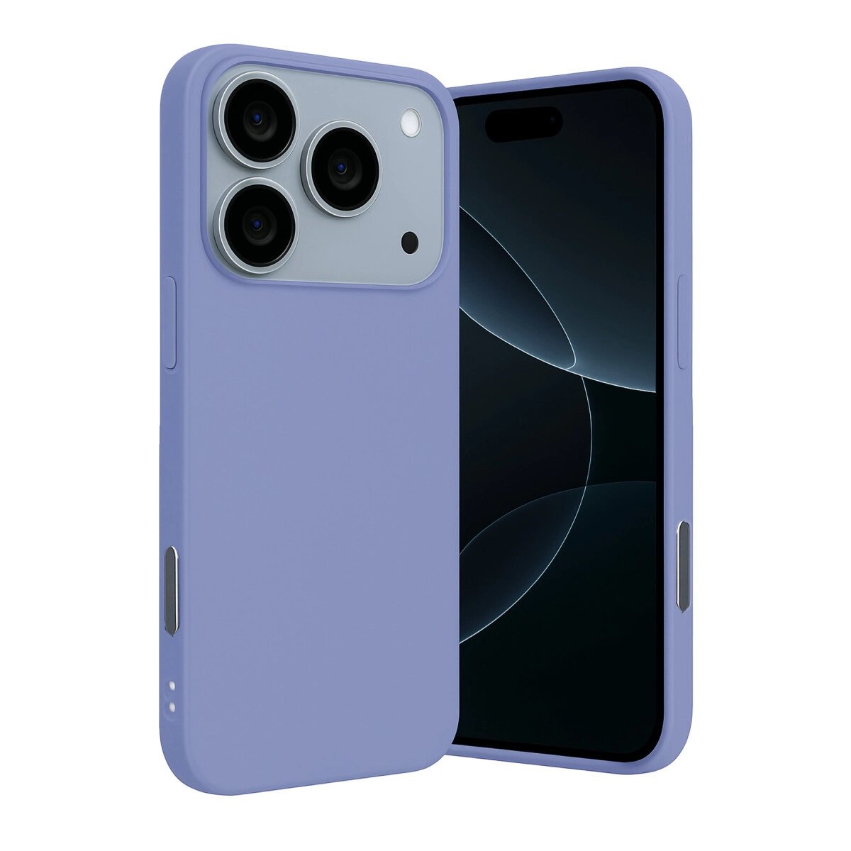 Apple İphone 17 Pro Nano İçi Kadife Silikon - Lila Apple İphone 17 Pro Nano İçi Kadife Silikon - Lila