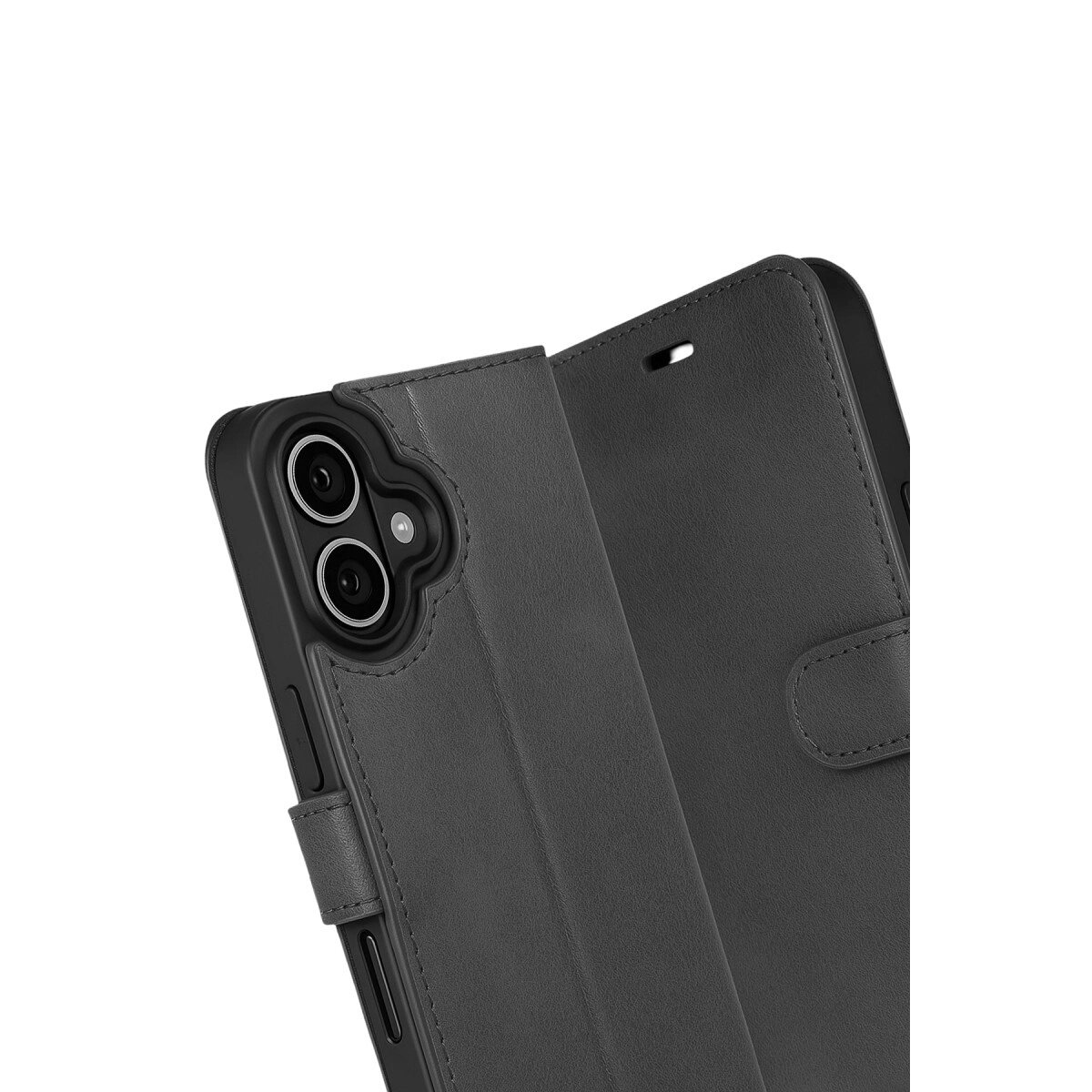 Apple İphone 17 Trend S Plus Kapaklı Kılıf - Siyah