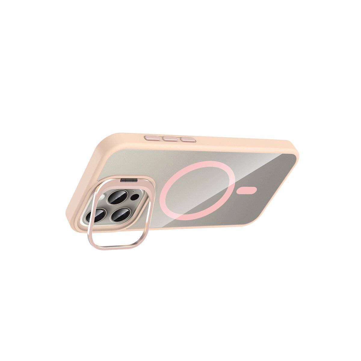 Joko Apple İphone 14 Pro Max Remim Lensli Magsafe Standlı Kapak - Pembe Joko Apple İphone 14 Pro Max Remim Lensli Magsafe Standlı Kapak - Pembe