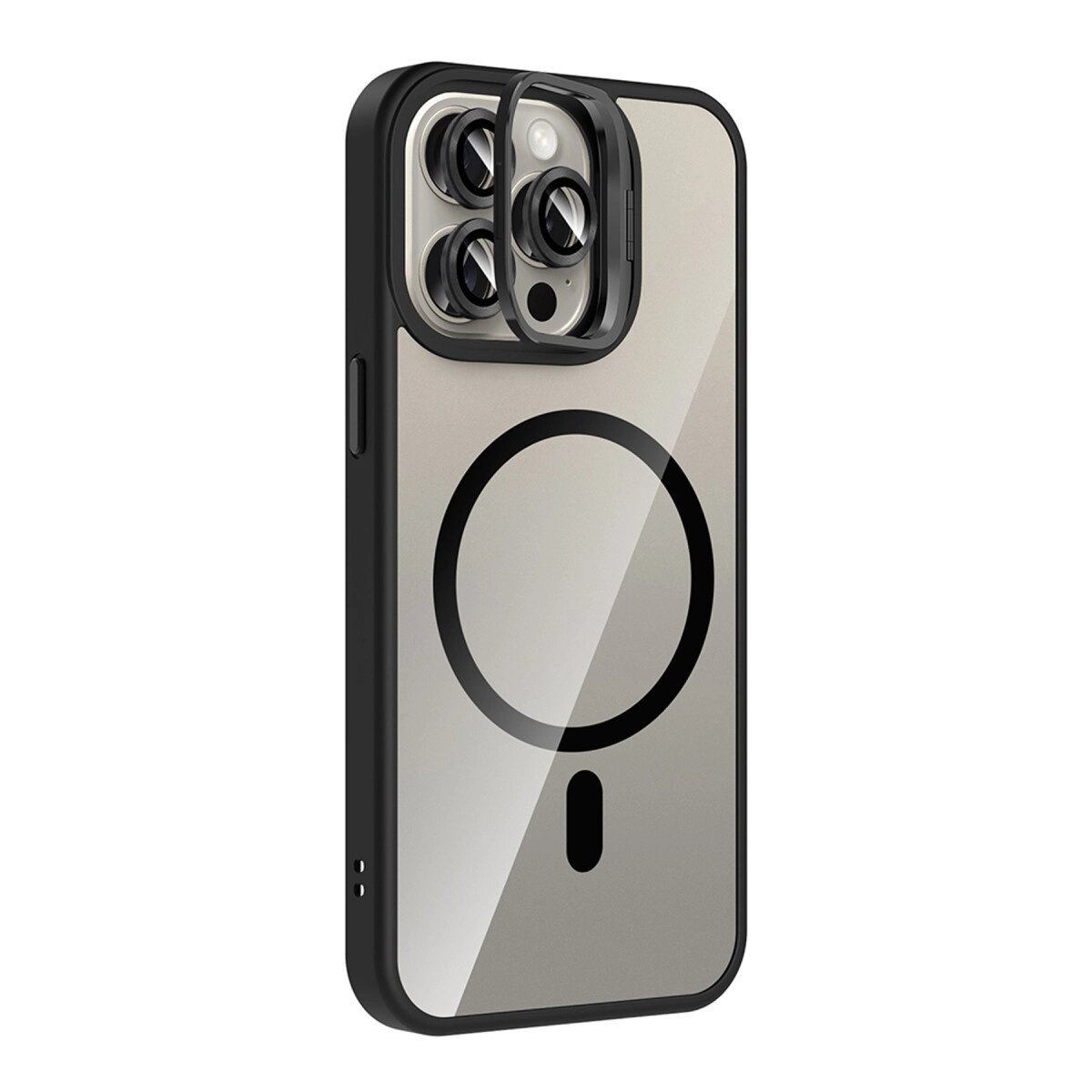 Joko Apple İphone 14 Pro Max Remim Lensli Magsafe Standlı Kapak - Siyah Joko Apple İphone 14 Pro Max Remim Lensli Magsafe Standlı Kapak - Siyah