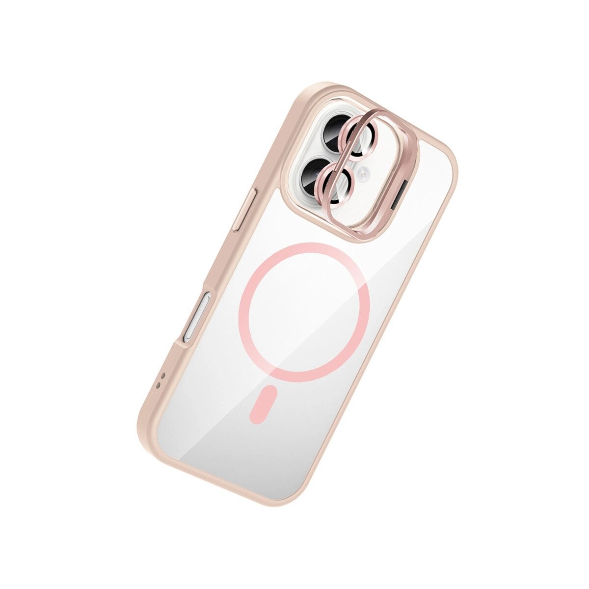 Joko Apple İphone 16 Remim Lensli Magsafe Standlı Kapak - Pembe Joko Apple İphone 16 Remim Lensli Magsafe Standlı Kapak - Pembe