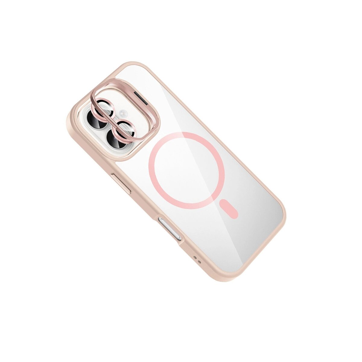 Joko Apple İphone 16 Remim Lensli Magsafe Standlı Kapak - Pembe Joko Apple İphone 16 Remim Lensli Magsafe Standlı Kapak - Pembe