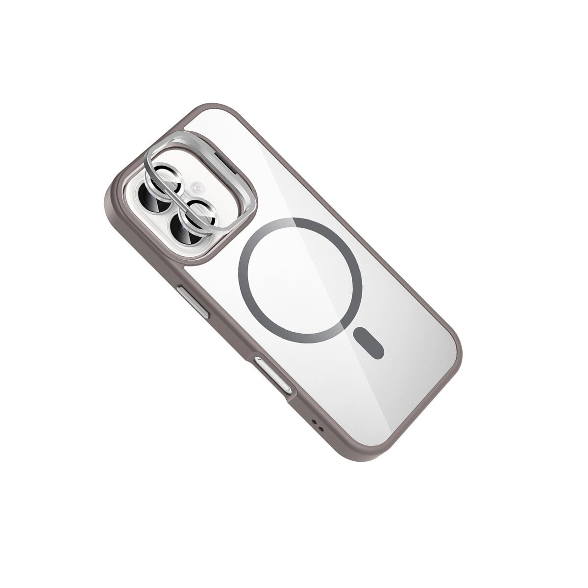 Joko Apple İphone 16 Remim Lensli Magsafe Standlı Kapak - Titan Gri Joko Apple İphone 16 Remim Lensli Magsafe Standlı Kapak - Titan Gri