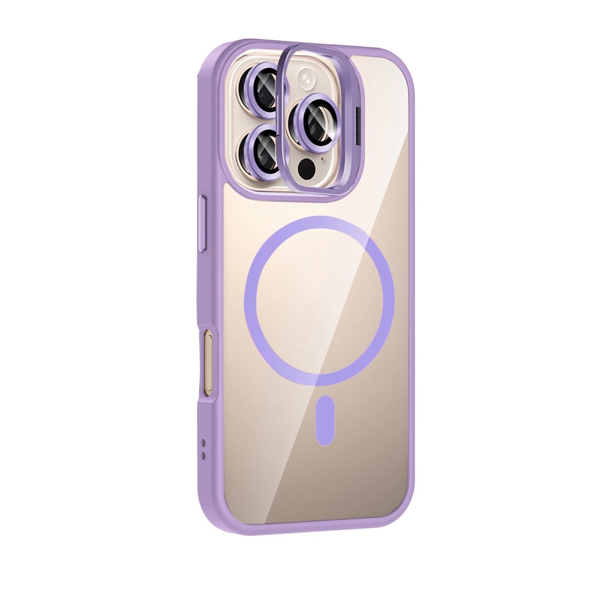 Joko Apple İphone 16 Pro Max Remim Lensli Magsafe Standlı Kapak - Lila Joko Apple İphone 16 Pro Max Remim Lensli Magsafe Standlı Kapak - Lila