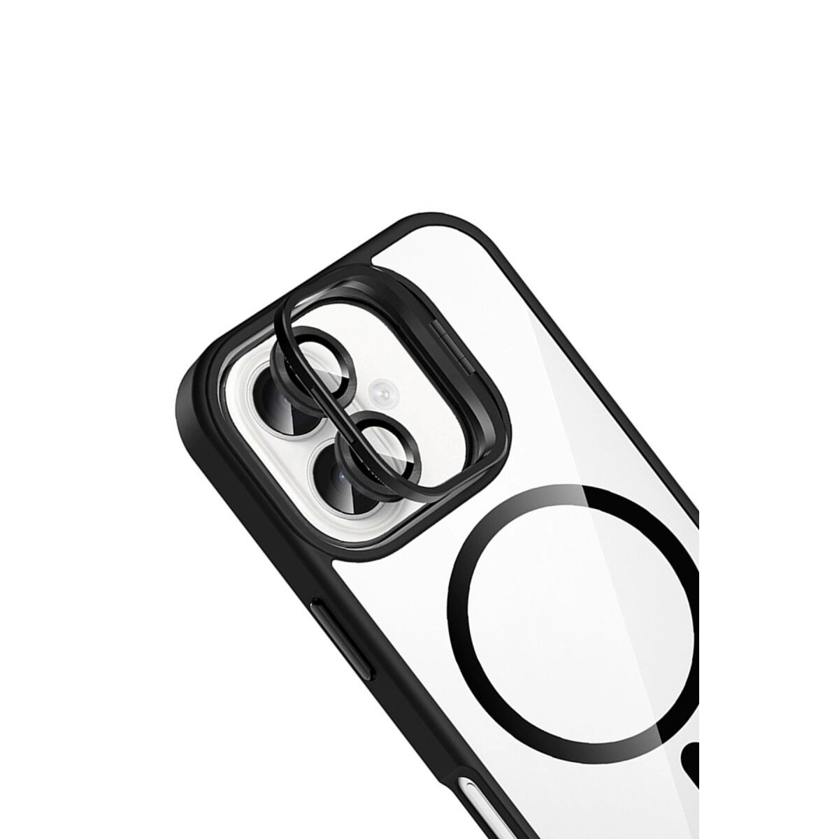 Joko Apple İphone 16 Plus Remim Lensli Magsafe Standlı Kapak - Siyah Joko Apple İphone 16 Plus Remim Lensli Magsafe Standlı Kapak - Siyah