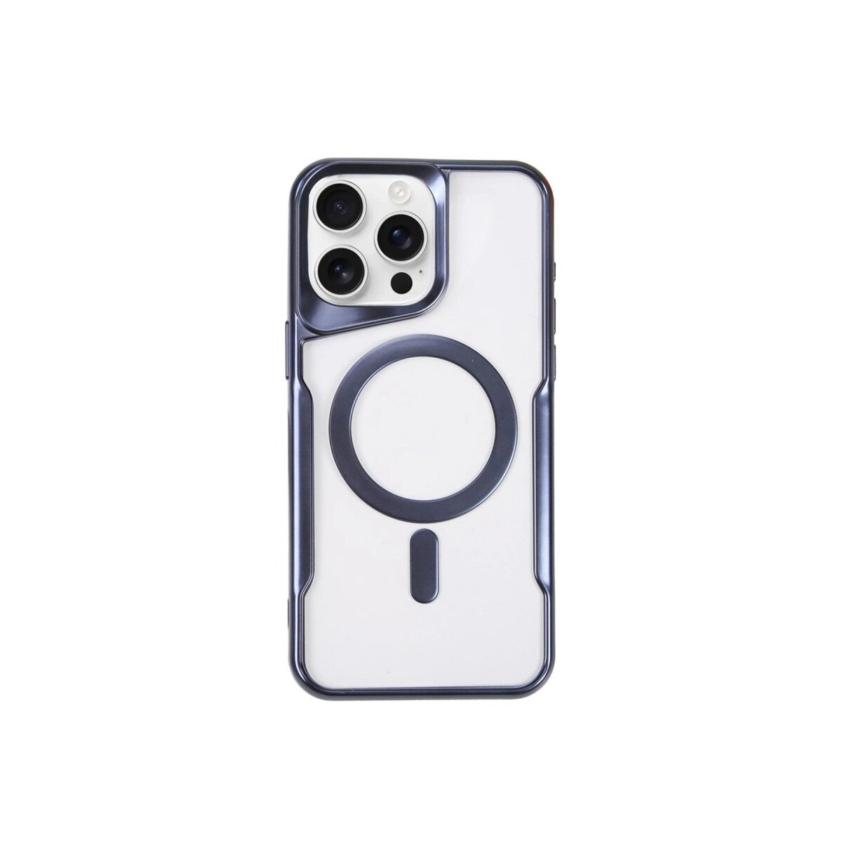 Apple İphone 15 Pro Max Kılıf Boyi Magsafe Silikon Kapak - Lacivert Apple İphone 15 Pro Max Kılıf Boyi Magsafe Silikon Kapak - Lacivert