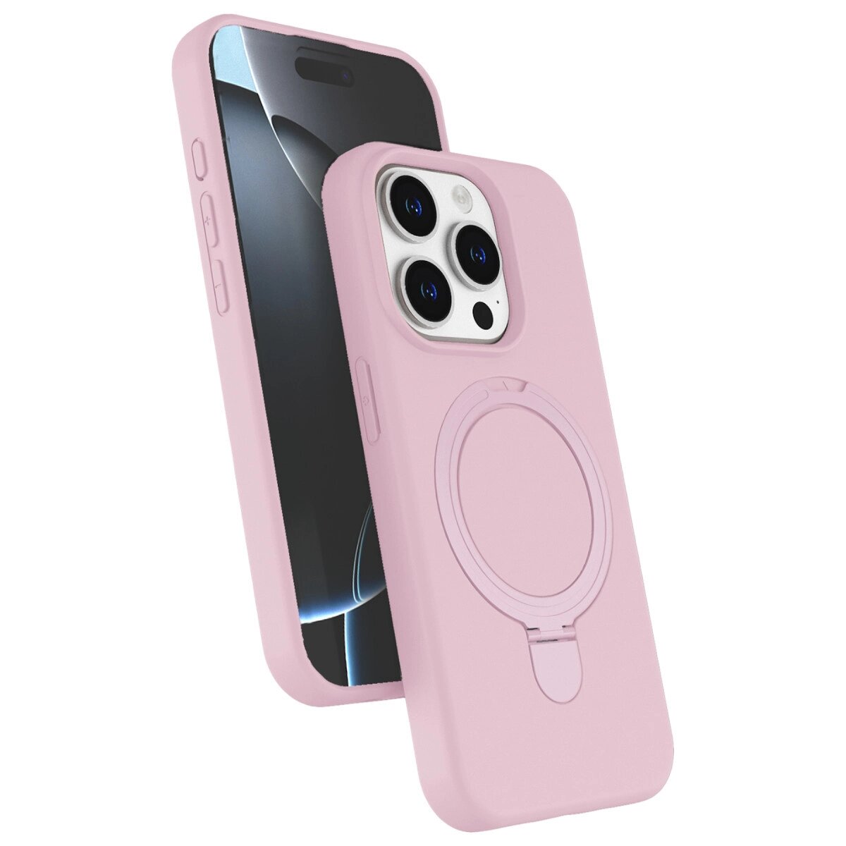 Apple İphone 14 Pro Max Regal Magsafe Standlı Kapak - Açık Pembe Apple İphone 14 Pro Max Regal Magsafe Standlı Kapak - Açık Pembe