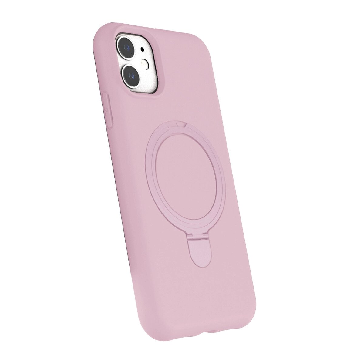 Apple İphone 11 Regal Magsafe Standlı Kapak - Açık Pembe Apple İphone 11 Regal Magsafe Standlı Kapak - Açık Pembe