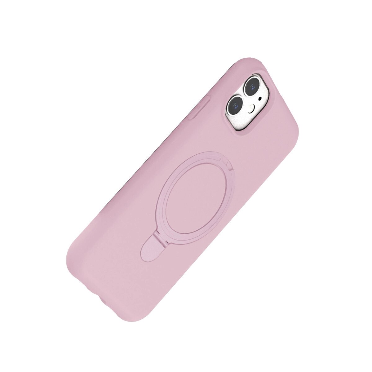 Apple İphone 11 Regal Magsafe Standlı Kapak - Açık Pembe Apple İphone 11 Regal Magsafe Standlı Kapak - Açık Pembe