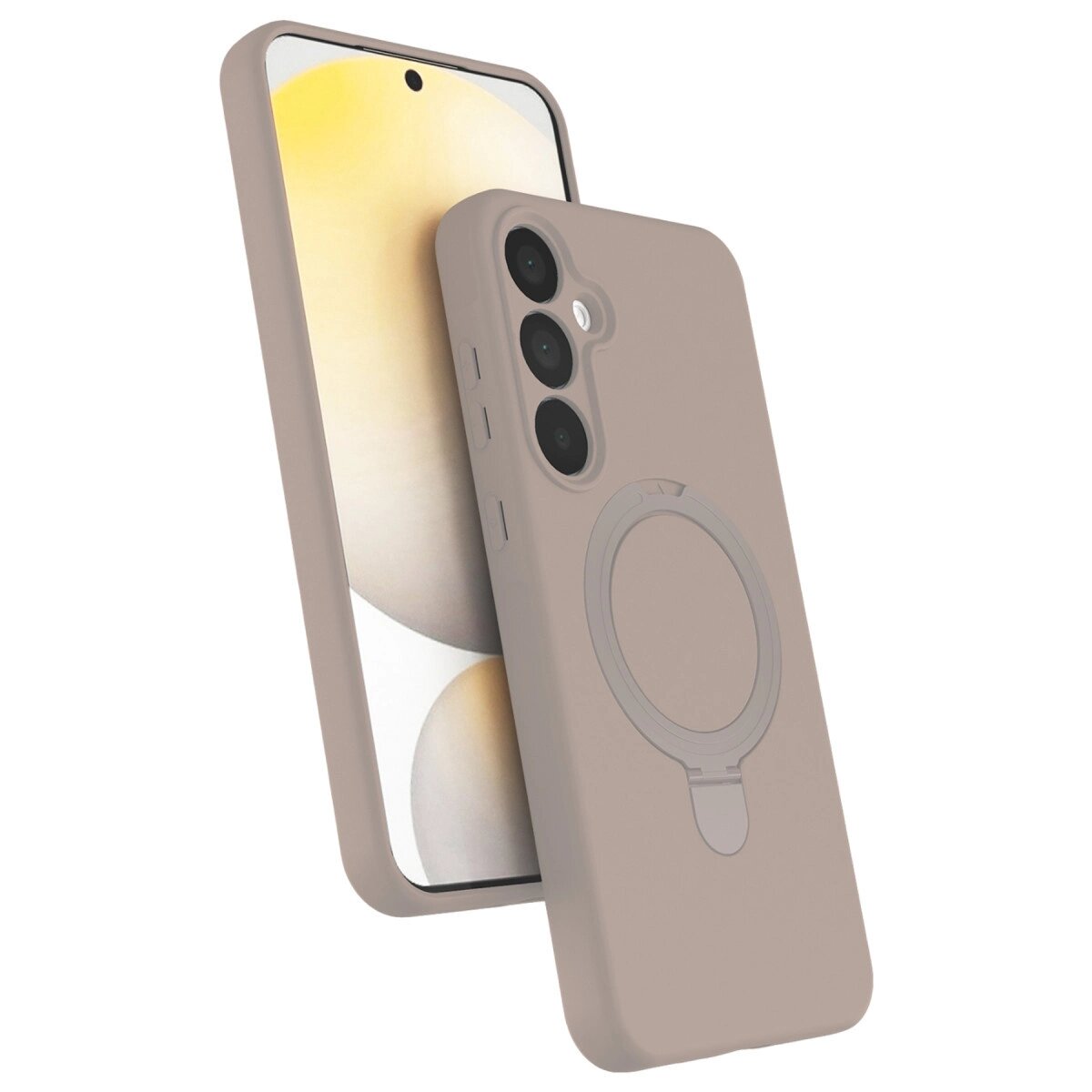Galaxy A15 4g Regal Magsafe Standlı Kapak - Çöl Titanyum