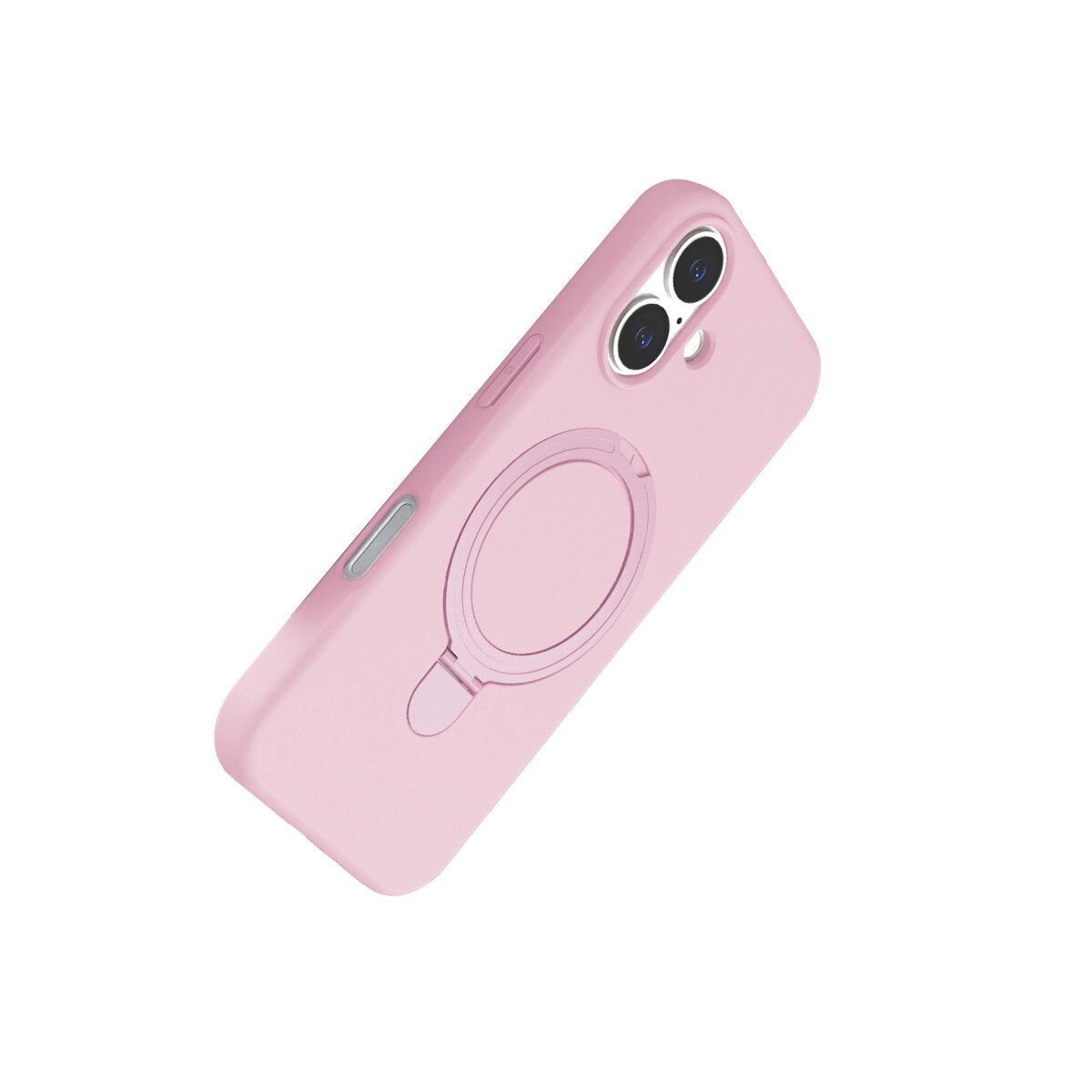 Apple İphone 16 Regal Magsafe Standlı Kapak - Açık Pembe Apple İphone 16 Regal Magsafe Standlı Kapak - Açık Pembe