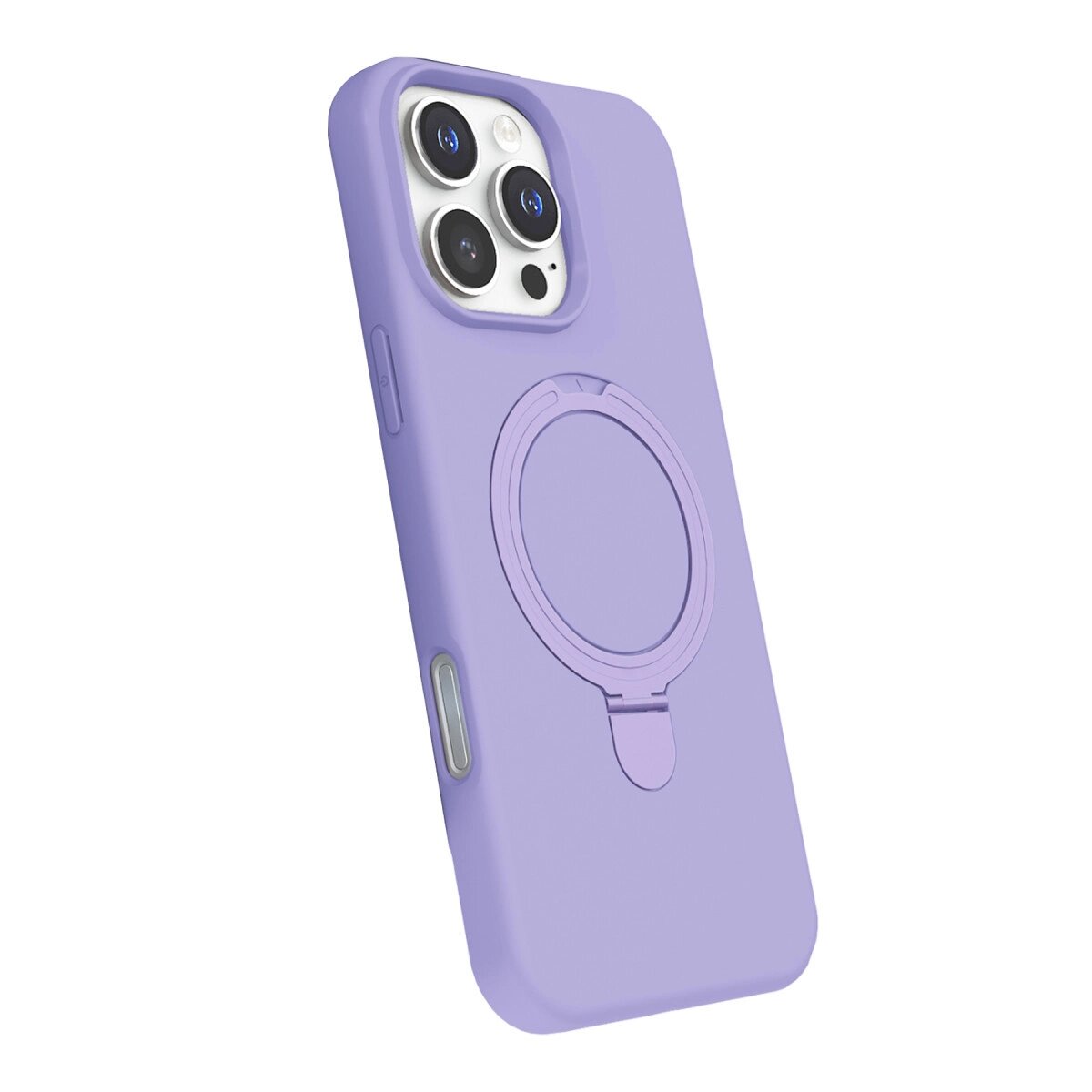 Apple İphone 16 Pro Regal Magsafe Standlı Kapak - Lila Apple İphone 16 Pro Regal Magsafe Standlı Kapak - Lila