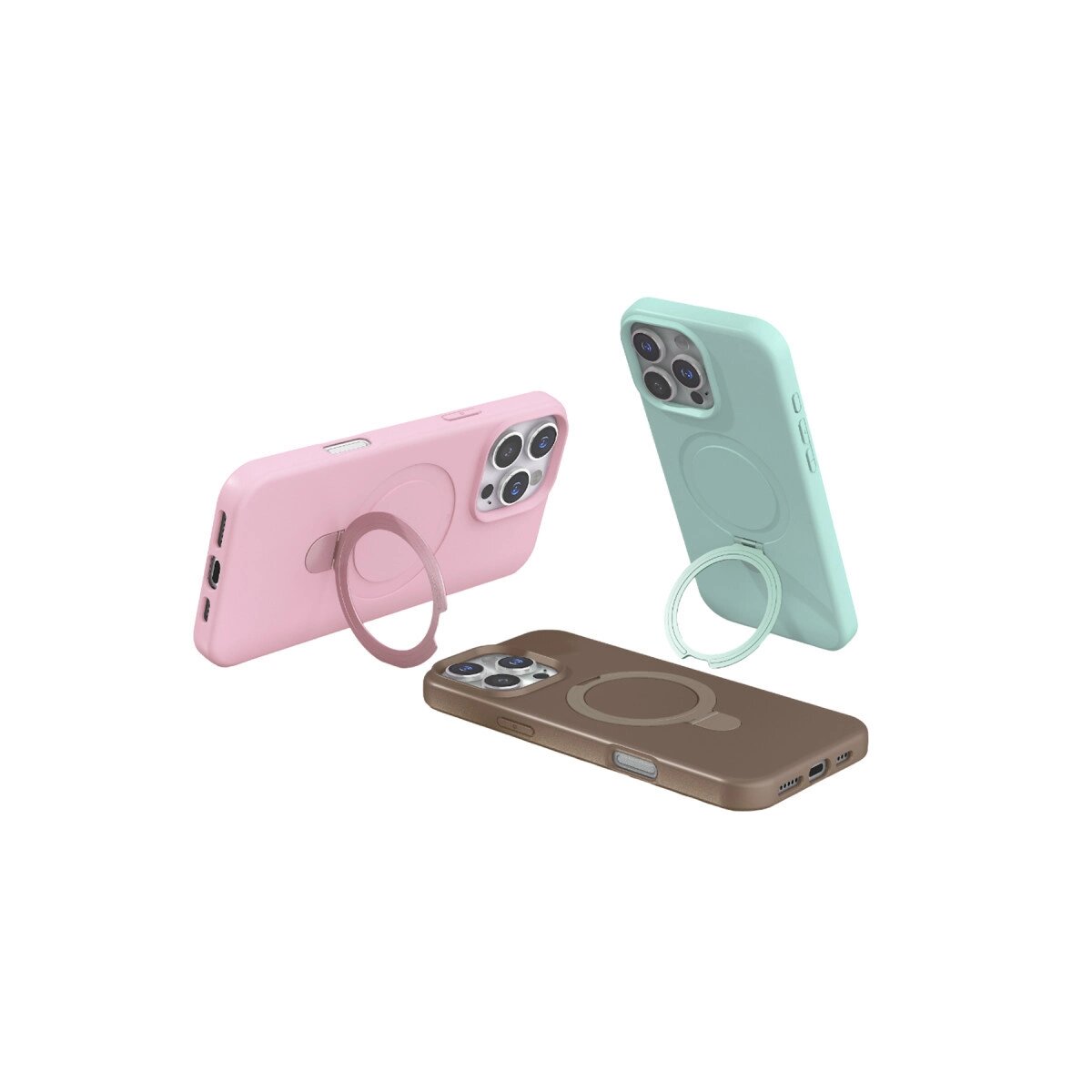 Apple İphone 16 Pro Regal Magsafe Standlı Kapak - Lila Apple İphone 16 Pro Regal Magsafe Standlı Kapak - Lila