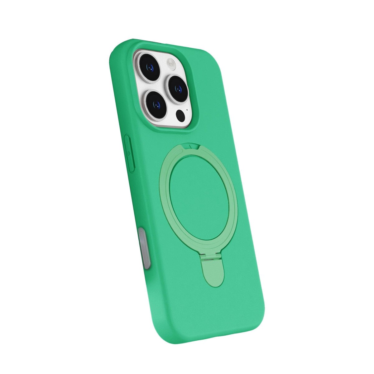 Apple İphone 16 Pro Regal Magsafe Standlı Kapak - Yeşil Apple İphone 16 Pro Regal Magsafe Standlı Kapak - Yeşil