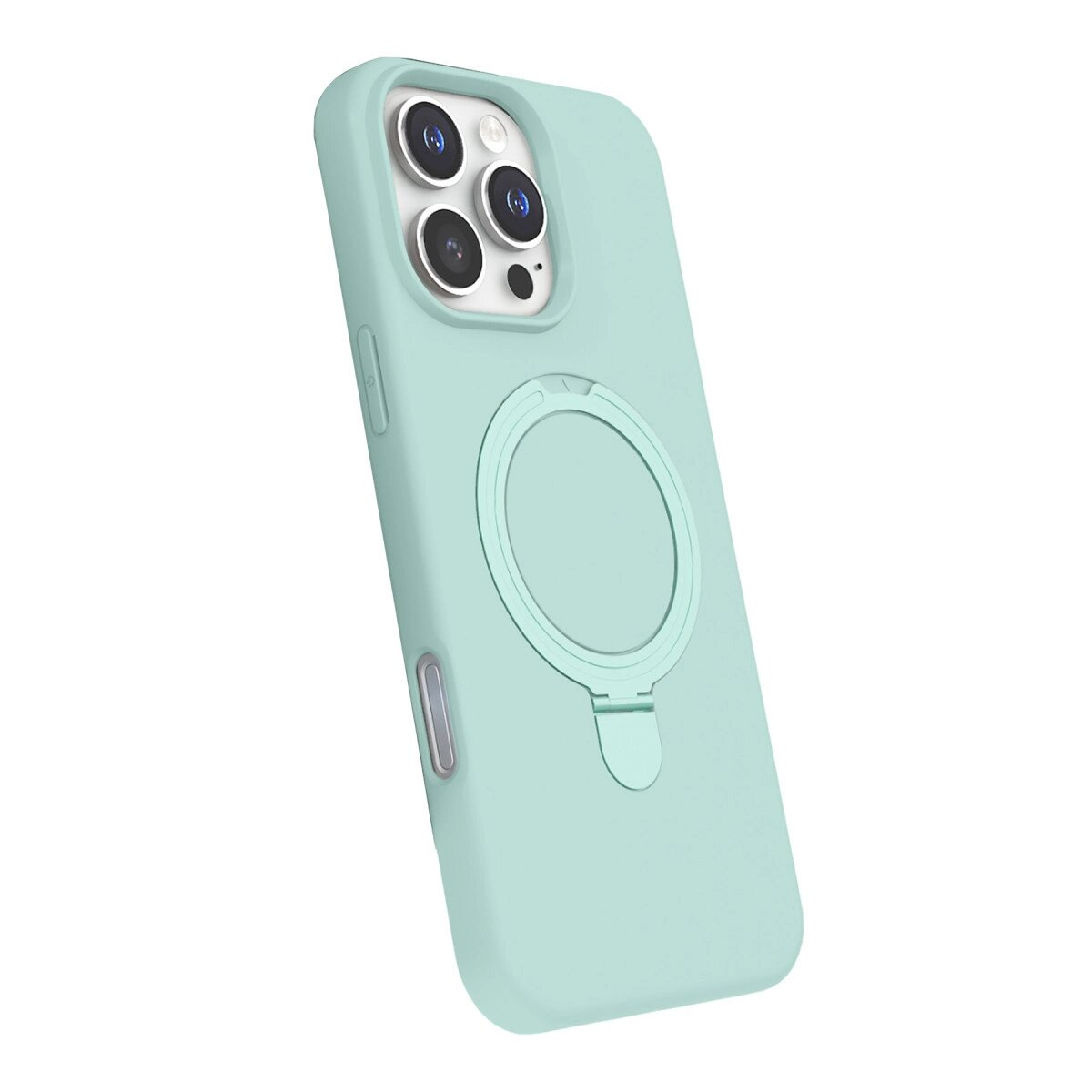 Apple İphone 16 Pro Max Regal Magsafe Standlı Kapak - Su Yeşili Apple İphone 16 Pro Max Regal Magsafe Standlı Kapak - Su Yeşili
