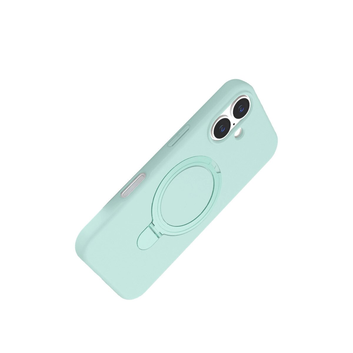 Apple İphone 16 Plus Regal Magsafe Standlı Kapak - Su Yeşili Apple İphone 16 Plus Regal Magsafe Standlı Kapak - Su Yeşili
