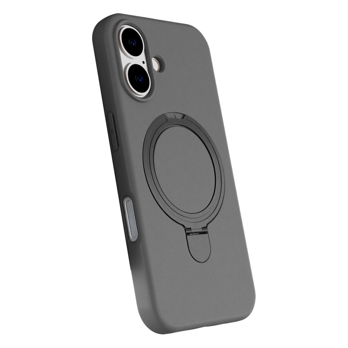 Apple İphone 16 Plus Regal Magsafe Standlı Kapak - Titan Gri Apple İphone 16 Plus Regal Magsafe Standlı Kapak - Titan Gri