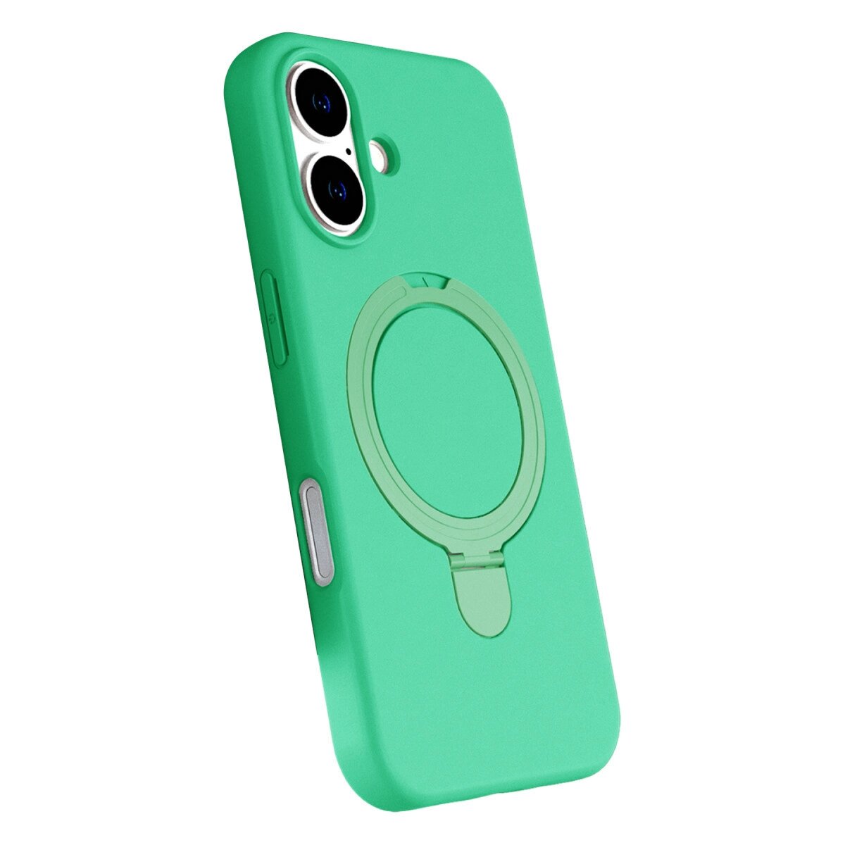 Apple İphone 16 Plus Regal Magsafe Standlı Kapak - Yeşil Apple İphone 16 Plus Regal Magsafe Standlı Kapak - Yeşil