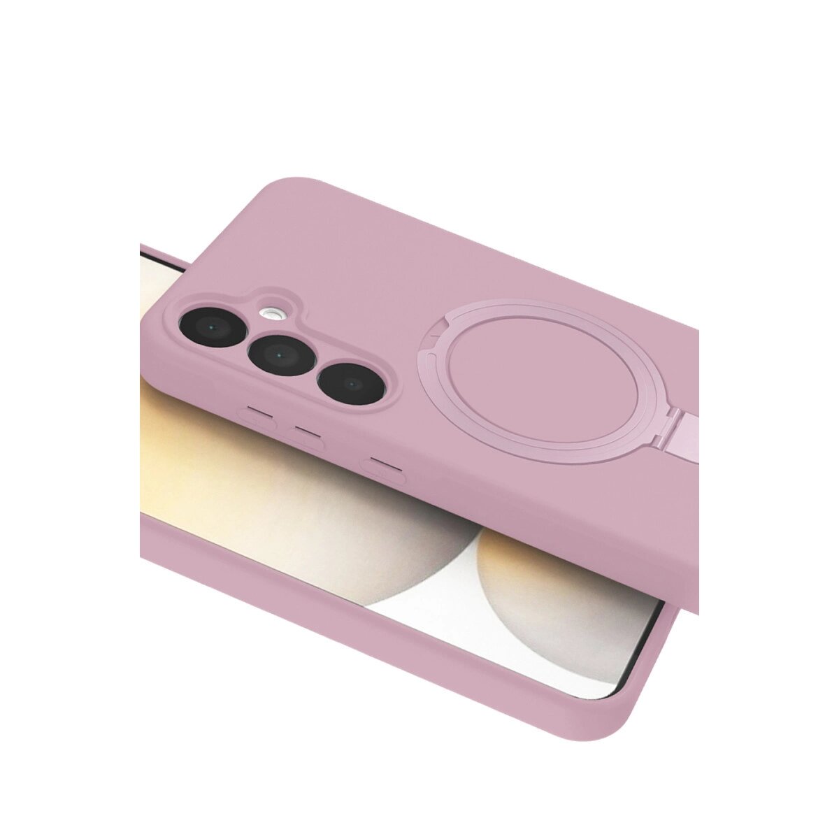 Samsung Galaxy A35 5g Regal Magsafe Standlı Kapak - Açık Pembe Samsung Galaxy A35 5g Regal Magsafe Standlı Kapak - Açık Pembe