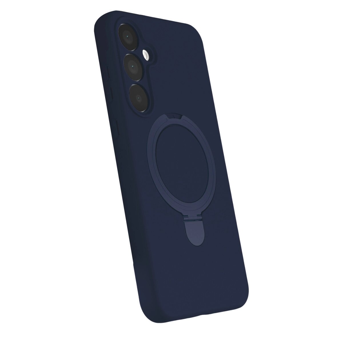 Samsung Galaxy A55 5g Regal Magsafe Standlı Kapak - Lacivert