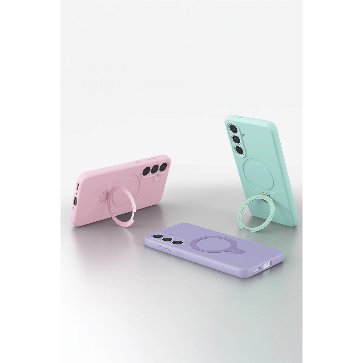 Samsung Galaxy S24 Fe Regal Magsafe Standlı Kapak - Lacivert Samsung Galaxy S24 Fe Regal Magsafe Standlı Kapak - Lacivert
