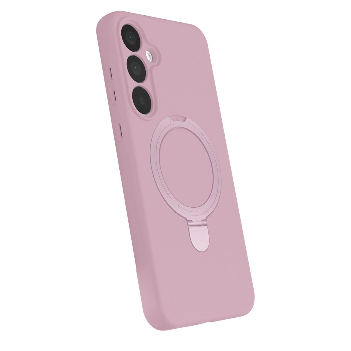 Samsung Galaxy A16 5g Regal Magsafe Standlı Kapak - Açık Pembe