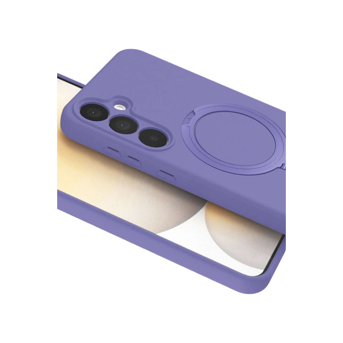 Samsung Galaxy A16 5g Regal Magsafe Standlı Kapak - Lila Samsung Galaxy A16 5g Regal Magsafe Standlı Kapak - Lila