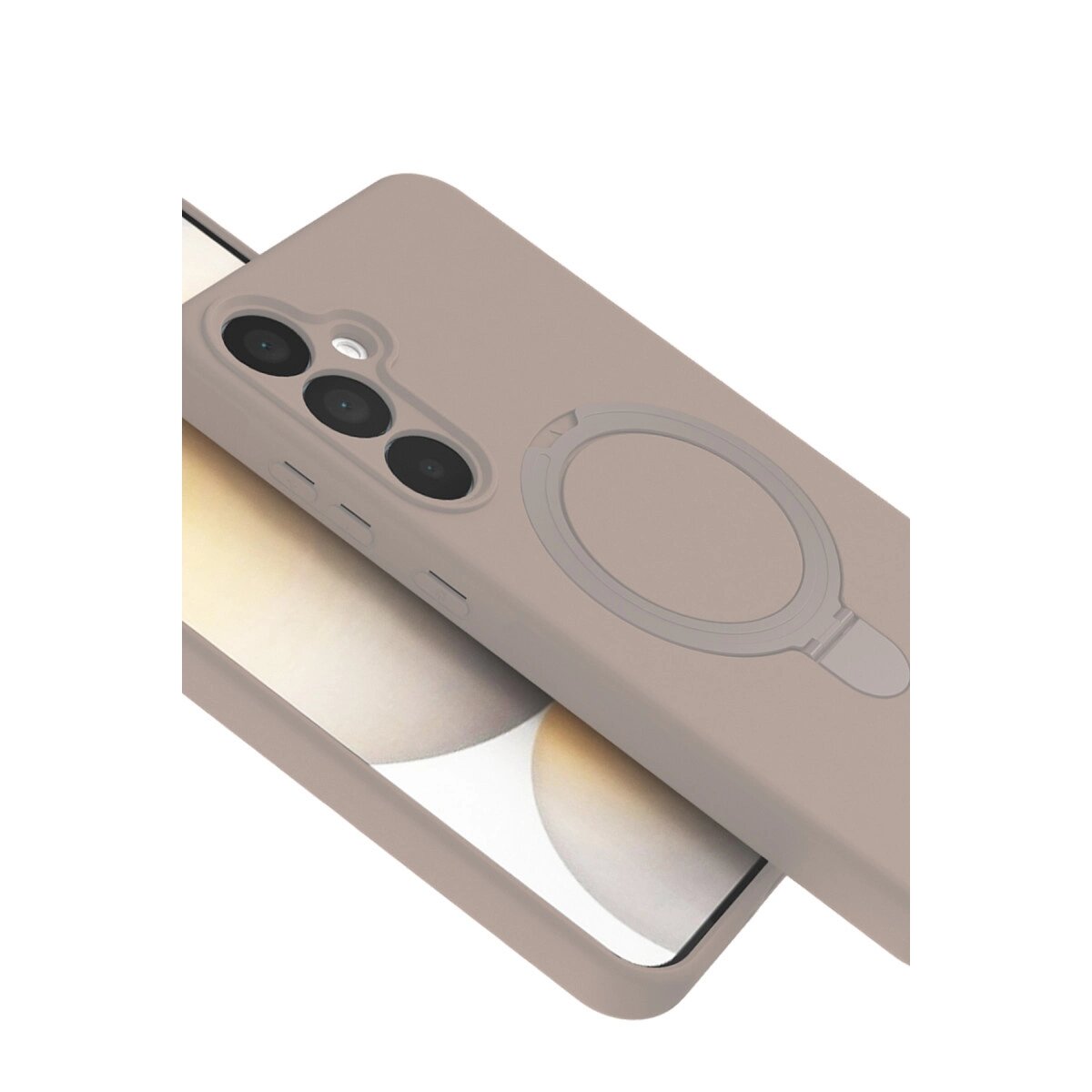 Samsung Galaxy A16 5g Regal Magsafe Standlı Kapak - Çöl Titanyum Samsung Galaxy A16 5g Regal Magsafe Standlı Kapak - Çöl Titanyum