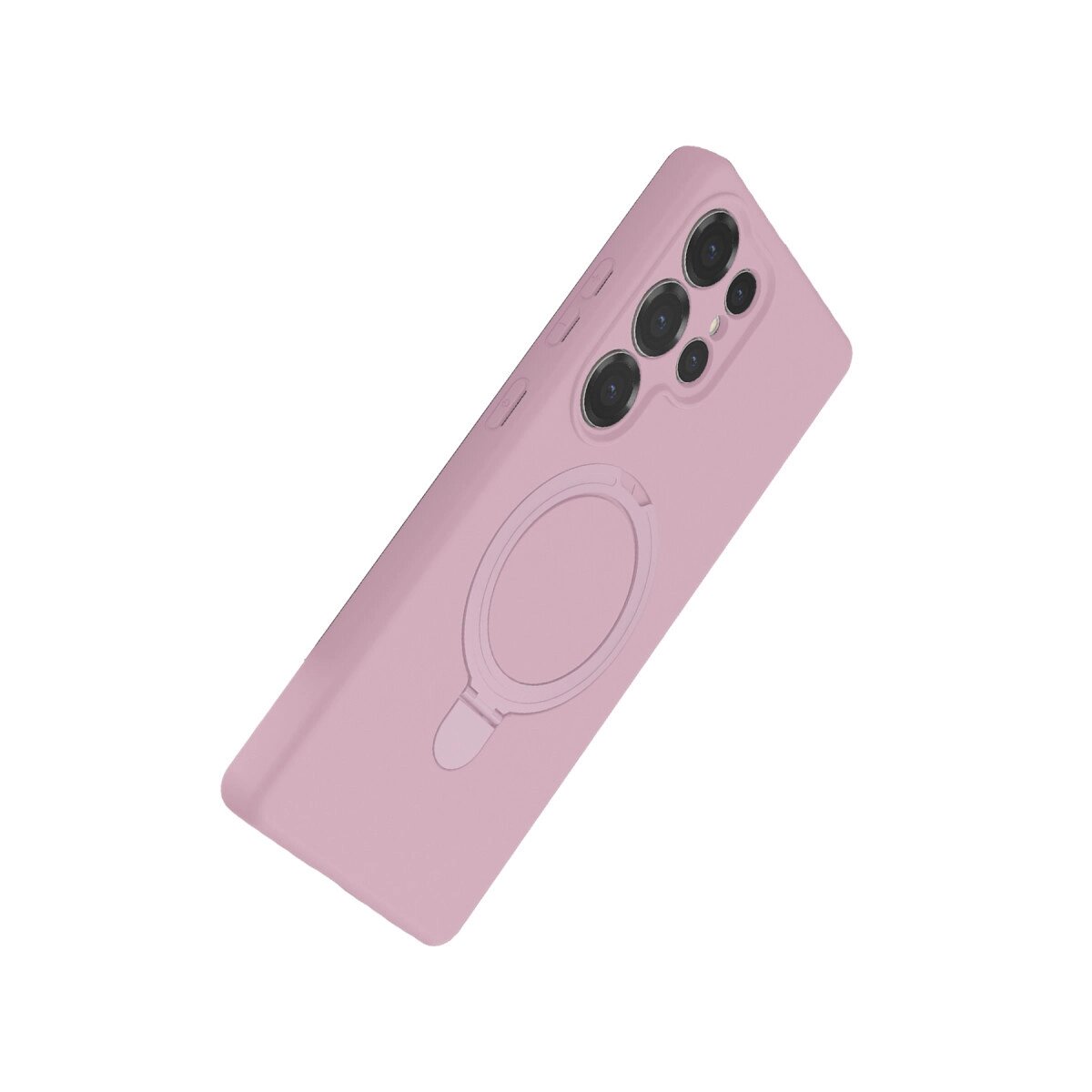 Samsung Galaxy S25 Ultra Regal Magsafe Standlı Kapak - Açık Pembe Samsung Galaxy S25 Ultra Regal Magsafe Standlı Kapak - Açık Pembe