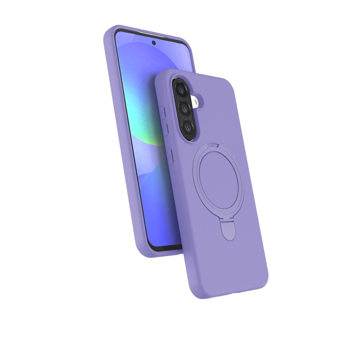 Samsung Galaxy A56 Regal Magsafe Standlı Kapak - Lila Samsung Galaxy A56 Regal Magsafe Standlı Kapak - Lila