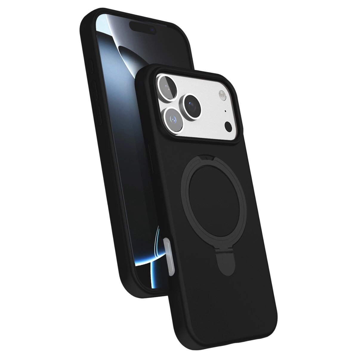 Apple İphone 17 Pro Regal Magsafe Standlı Kapak - Siyah Apple İphone 17 Pro Regal Magsafe Standlı Kapak - Siyah