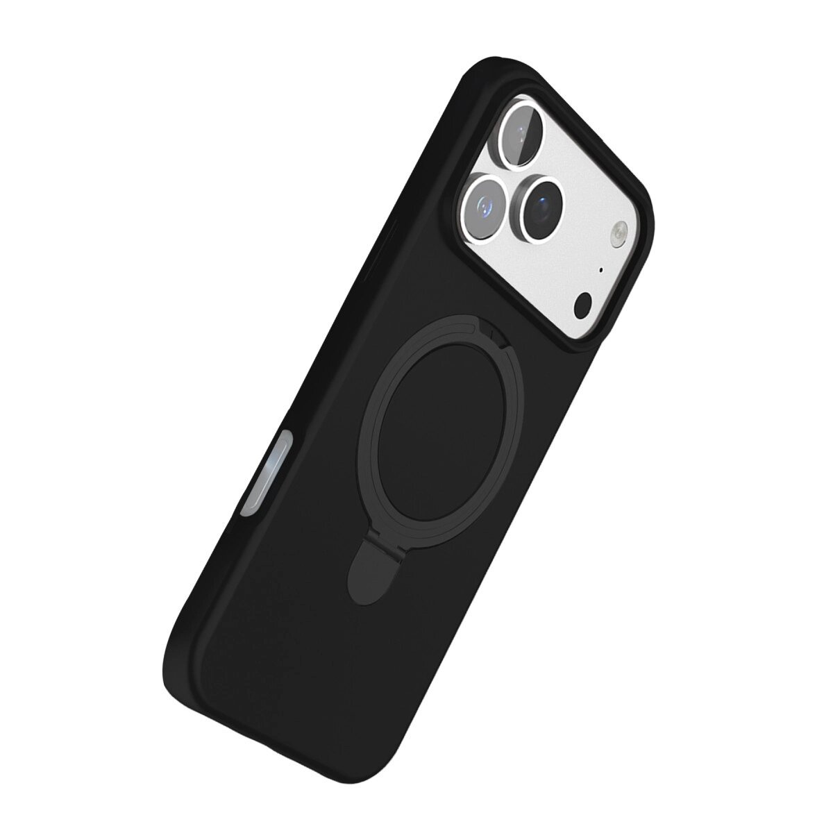Apple İphone 17 Pro Regal Magsafe Standlı Kapak - Siyah Apple İphone 17 Pro Regal Magsafe Standlı Kapak - Siyah